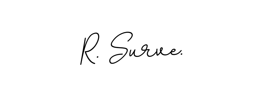 Use a signature maker to create a handwritten signature online. With this signature software, you can design (BallpointsItalic-DORy9) your own signature for name R. Surve.. R. Surve. signature style 11 images and pictures png