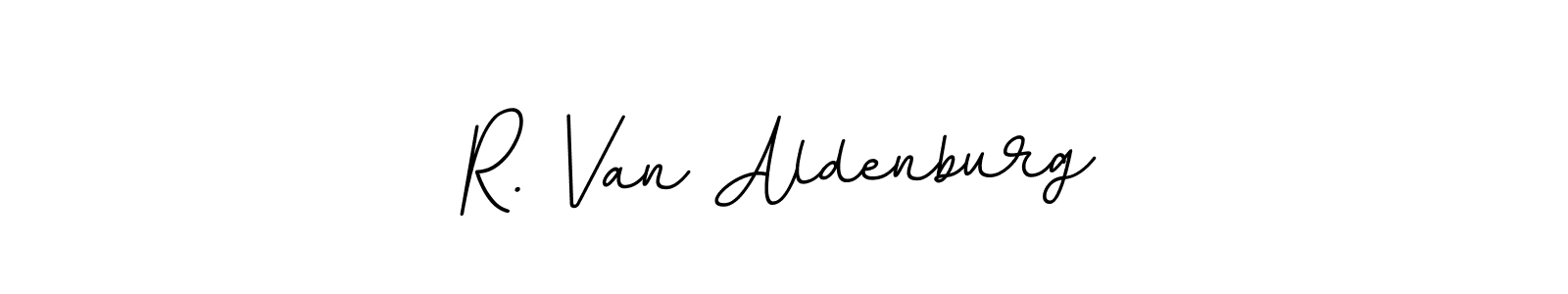 R. Van Aldenburg stylish signature style. Best Handwritten Sign (BallpointsItalic-DORy9) for my name. Handwritten Signature Collection Ideas for my name R. Van Aldenburg. R. Van Aldenburg signature style 11 images and pictures png