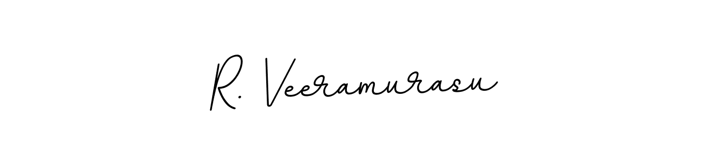 Create a beautiful signature design for name R. Veeramurasu. With this signature (BallpointsItalic-DORy9) fonts, you can make a handwritten signature for free. R. Veeramurasu signature style 11 images and pictures png