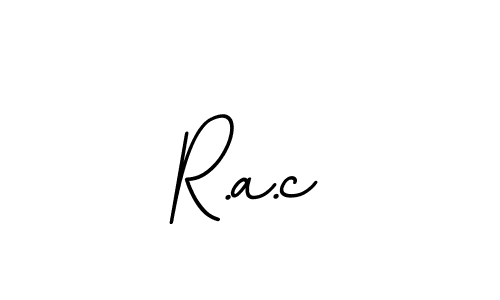 It looks lik you need a new signature style for name R.a.c. Design unique handwritten (BallpointsItalic-DORy9) signature with our free signature maker in just a few clicks. R.a.c signature style 11 images and pictures png