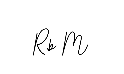 Make a beautiful signature design for name R.b M. Use this online signature maker to create a handwritten signature for free. R.b M signature style 11 images and pictures png