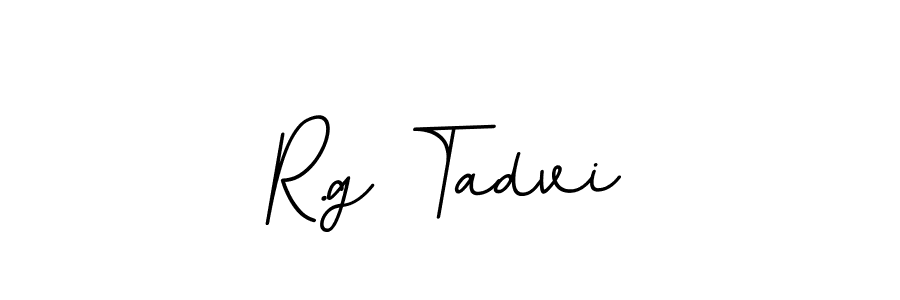 R.g Tadvi stylish signature style. Best Handwritten Sign (BallpointsItalic-DORy9) for my name. Handwritten Signature Collection Ideas for my name R.g Tadvi. R.g Tadvi signature style 11 images and pictures png