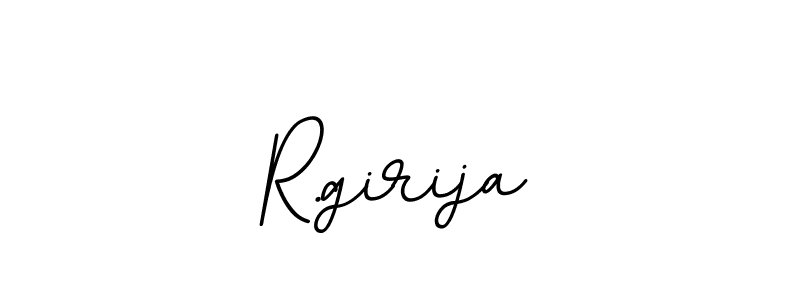 Also we have R.girija name is the best signature style. Create professional handwritten signature collection using BallpointsItalic-DORy9 autograph style. R.girija signature style 11 images and pictures png