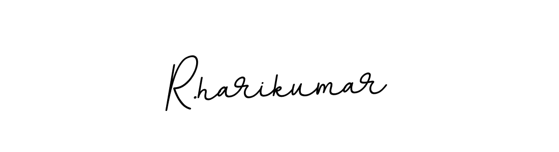 You should practise on your own different ways (BallpointsItalic-DORy9) to write your name (R.harikumar) in signature. don't let someone else do it for you. R.harikumar signature style 11 images and pictures png