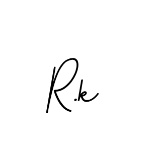 It looks lik you need a new signature style for name R.k. Design unique handwritten (BallpointsItalic-DORy9) signature with our free signature maker in just a few clicks. R.k signature style 11 images and pictures png