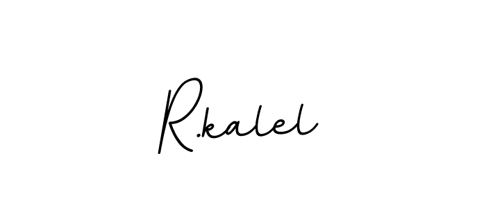 This is the best signature style for the R.kalel name. Also you like these signature font (BallpointsItalic-DORy9). Mix name signature. R.kalel signature style 11 images and pictures png