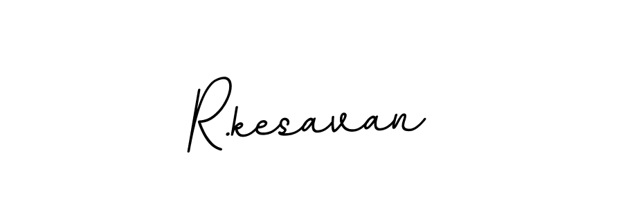 The best way (BallpointsItalic-DORy9) to make a short signature is to pick only two or three words in your name. The name R.kesavan include a total of six letters. For converting this name. R.kesavan signature style 11 images and pictures png