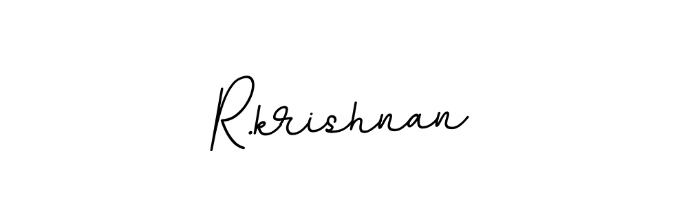 Also we have R.krishnan name is the best signature style. Create professional handwritten signature collection using BallpointsItalic-DORy9 autograph style. R.krishnan signature style 11 images and pictures png