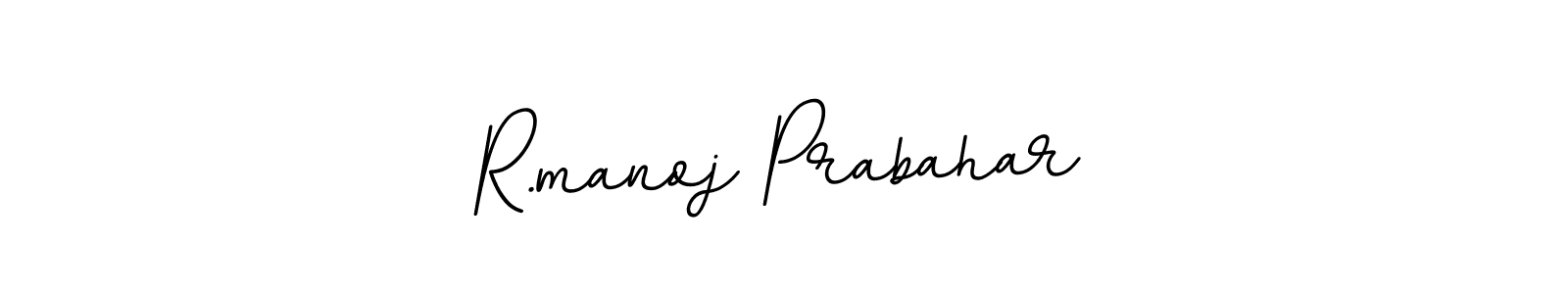 Also we have R.manoj Prabahar name is the best signature style. Create professional handwritten signature collection using BallpointsItalic-DORy9 autograph style. R.manoj Prabahar signature style 11 images and pictures png