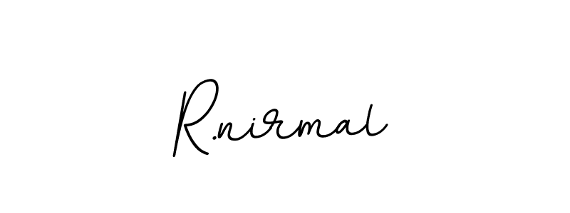 if you are searching for the best signature style for your name R.nirmal. so please give up your signature search. here we have designed multiple signature styles  using BallpointsItalic-DORy9. R.nirmal signature style 11 images and pictures png