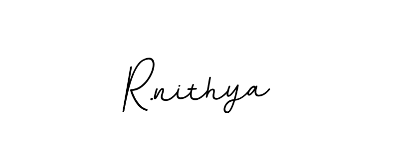 This is the best signature style for the R.nithya name. Also you like these signature font (BallpointsItalic-DORy9). Mix name signature. R.nithya signature style 11 images and pictures png