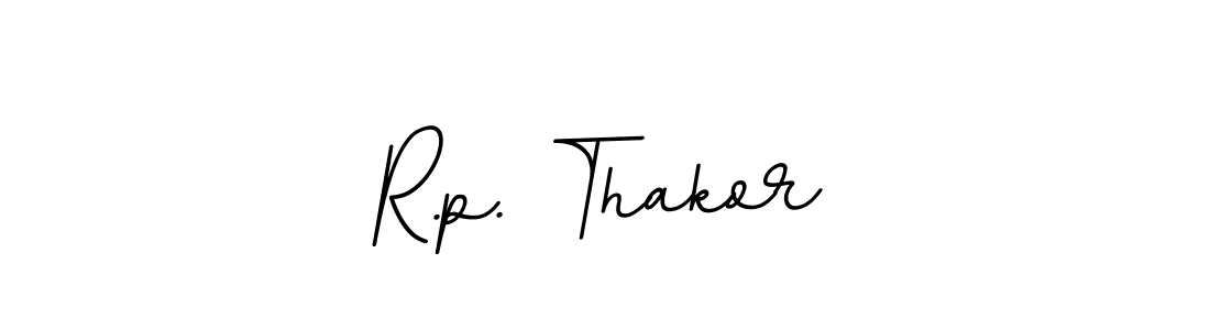 How to make R.p. Thakor signature? BallpointsItalic-DORy9 is a professional autograph style. Create handwritten signature for R.p. Thakor name. R.p. Thakor signature style 11 images and pictures png