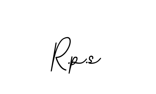 This is the best signature style for the R.p.s name. Also you like these signature font (BallpointsItalic-DORy9). Mix name signature. R.p.s signature style 11 images and pictures png