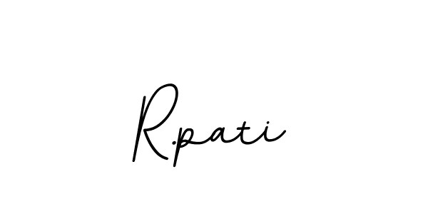Also we have R.pati name is the best signature style. Create professional handwritten signature collection using BallpointsItalic-DORy9 autograph style. R.pati signature style 11 images and pictures png