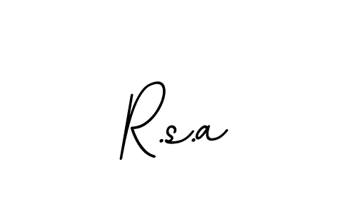 Also You can easily find your signature by using the search form. We will create R.s.a name handwritten signature images for you free of cost using BallpointsItalic-DORy9 sign style. R.s.a signature style 11 images and pictures png