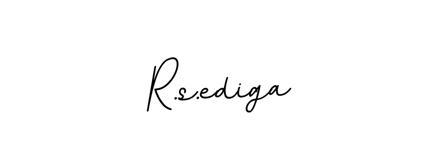 Make a beautiful signature design for name R.s.ediga. With this signature (BallpointsItalic-DORy9) style, you can create a handwritten signature for free. R.s.ediga signature style 11 images and pictures png