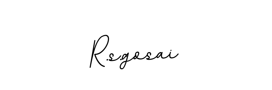 Design your own signature with our free online signature maker. With this signature software, you can create a handwritten (BallpointsItalic-DORy9) signature for name R.s.gosai. R.s.gosai signature style 11 images and pictures png