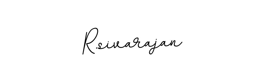 R.sivarajan stylish signature style. Best Handwritten Sign (BallpointsItalic-DORy9) for my name. Handwritten Signature Collection Ideas for my name R.sivarajan. R.sivarajan signature style 11 images and pictures png