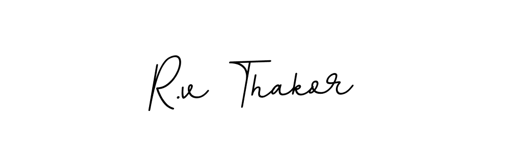 Make a beautiful signature design for name R.v Thakor. Use this online signature maker to create a handwritten signature for free. R.v Thakor signature style 11 images and pictures png