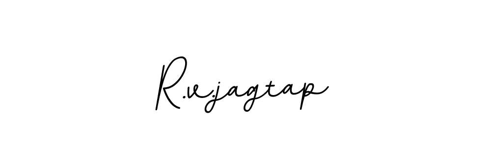 Best and Professional Signature Style for R.v.jagtap. BallpointsItalic-DORy9 Best Signature Style Collection. R.v.jagtap signature style 11 images and pictures png