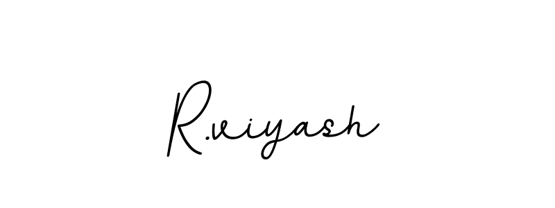 BallpointsItalic-DORy9 is a professional signature style that is perfect for those who want to add a touch of class to their signature. It is also a great choice for those who want to make their signature more unique. Get R.viyash name to fancy signature for free. R.viyash signature style 11 images and pictures png