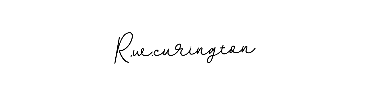 The best way (BallpointsItalic-DORy9) to make a short signature is to pick only two or three words in your name. The name R.w.curington include a total of six letters. For converting this name. R.w.curington signature style 11 images and pictures png