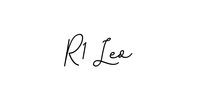 Design your own signature with our free online signature maker. With this signature software, you can create a handwritten (BallpointsItalic-DORy9) signature for name R1 Leo . R1 Leo  signature style 11 images and pictures png