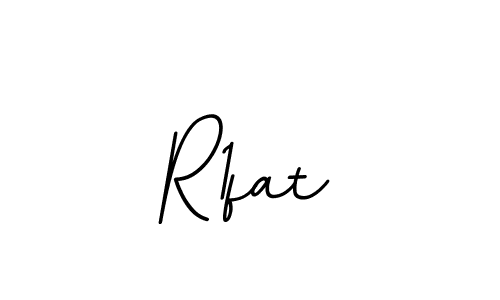 The best way (BallpointsItalic-DORy9) to make a short signature is to pick only two or three words in your name. The name R1fat include a total of six letters. For converting this name. R1fat signature style 11 images and pictures png