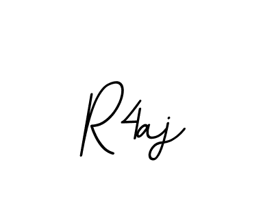 Make a beautiful signature design for name R4aj. With this signature (BallpointsItalic-DORy9) style, you can create a handwritten signature for free. R4aj signature style 11 images and pictures png