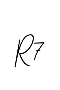 This is the best signature style for the R7 name. Also you like these signature font (BallpointsItalic-DORy9). Mix name signature. R7 signature style 11 images and pictures png