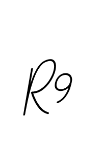 Make a beautiful signature design for name R9. With this signature (BallpointsItalic-DORy9) style, you can create a handwritten signature for free. R9 signature style 11 images and pictures png