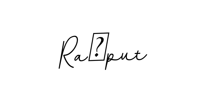 How to make Raجput signature? BallpointsItalic-DORy9 is a professional autograph style. Create handwritten signature for Raجput name. Raجput signature style 11 images and pictures png