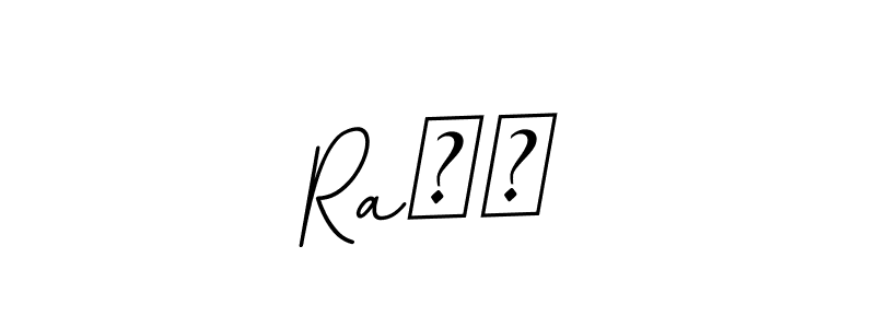 Use a signature maker to create a handwritten signature online. With this signature software, you can design (BallpointsItalic-DORy9) your own signature for name Raजु. Raजु signature style 11 images and pictures png