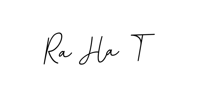 It looks lik you need a new signature style for name Ra Ha T. Design unique handwritten (BallpointsItalic-DORy9) signature with our free signature maker in just a few clicks. Ra Ha T signature style 11 images and pictures png