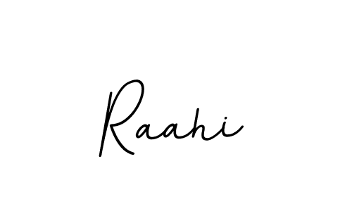 Use a signature maker to create a handwritten signature online. With this signature software, you can design (BallpointsItalic-DORy9) your own signature for name Raahi. Raahi signature style 11 images and pictures png