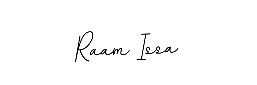 Make a beautiful signature design for name Raam Issa. With this signature (BallpointsItalic-DORy9) style, you can create a handwritten signature for free. Raam Issa signature style 11 images and pictures png