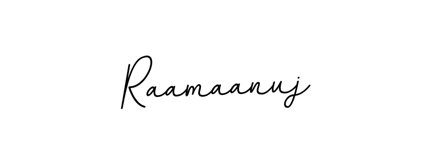 Use a signature maker to create a handwritten signature online. With this signature software, you can design (BallpointsItalic-DORy9) your own signature for name Raamaanuj. Raamaanuj signature style 11 images and pictures png