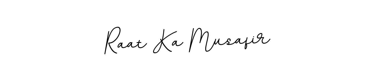 if you are searching for the best signature style for your name Raat Ka Musafir. so please give up your signature search. here we have designed multiple signature styles  using BallpointsItalic-DORy9. Raat Ka Musafir signature style 11 images and pictures png