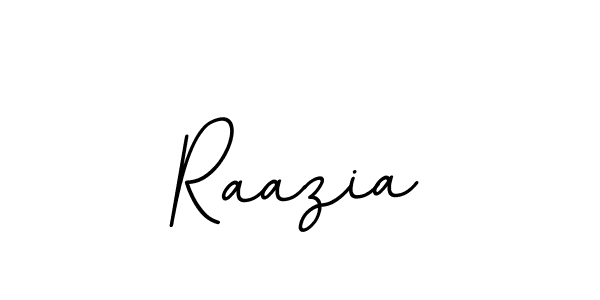 Create a beautiful signature design for name Raazia. With this signature (BallpointsItalic-DORy9) fonts, you can make a handwritten signature for free. Raazia signature style 11 images and pictures png