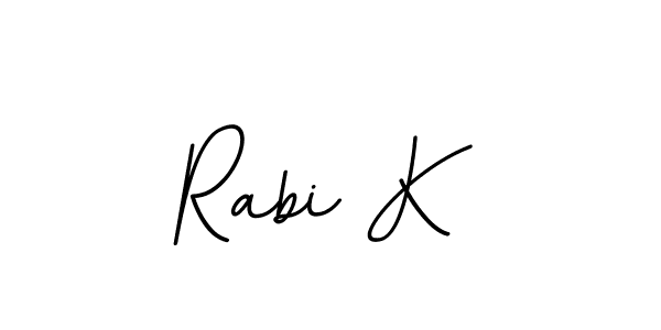 Also we have Rabi K name is the best signature style. Create professional handwritten signature collection using BallpointsItalic-DORy9 autograph style. Rabi K signature style 11 images and pictures png