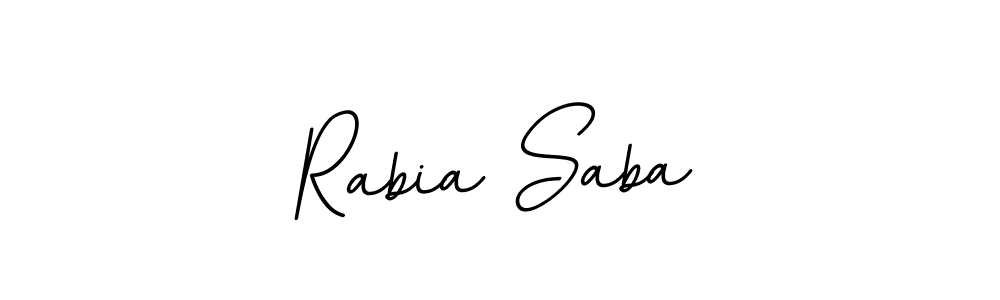 Make a beautiful signature design for name Rabia Saba. Use this online signature maker to create a handwritten signature for free. Rabia Saba signature style 11 images and pictures png