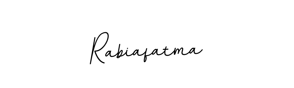 The best way (BallpointsItalic-DORy9) to make a short signature is to pick only two or three words in your name. The name Rabiafatma include a total of six letters. For converting this name. Rabiafatma signature style 11 images and pictures png