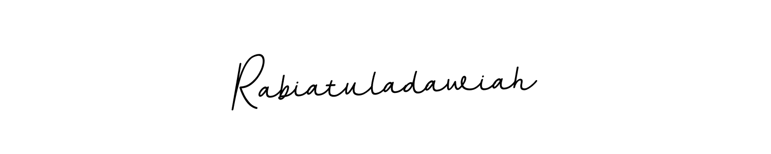 How to make Rabiatuladawiah signature? BallpointsItalic-DORy9 is a professional autograph style. Create handwritten signature for Rabiatuladawiah name. Rabiatuladawiah signature style 11 images and pictures png