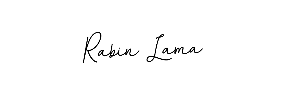 Use a signature maker to create a handwritten signature online. With this signature software, you can design (BallpointsItalic-DORy9) your own signature for name Rabin Lama. Rabin Lama signature style 11 images and pictures png