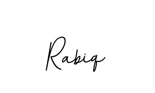 The best way (BallpointsItalic-DORy9) to make a short signature is to pick only two or three words in your name. The name Rabiq include a total of six letters. For converting this name. Rabiq signature style 11 images and pictures png