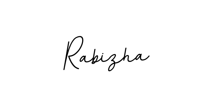 Create a beautiful signature design for name Rabizha. With this signature (BallpointsItalic-DORy9) fonts, you can make a handwritten signature for free. Rabizha signature style 11 images and pictures png