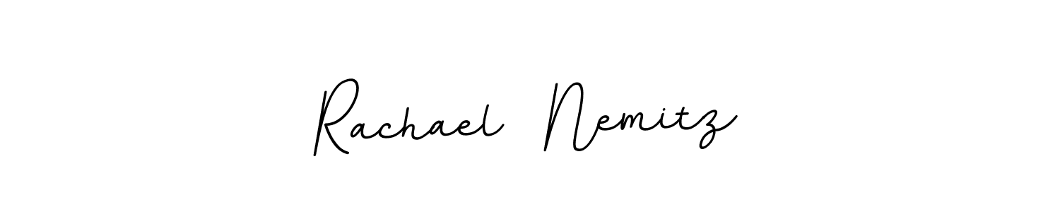 Create a beautiful signature design for name Rachael  Nemitz. With this signature (BallpointsItalic-DORy9) fonts, you can make a handwritten signature for free. Rachael  Nemitz signature style 11 images and pictures png