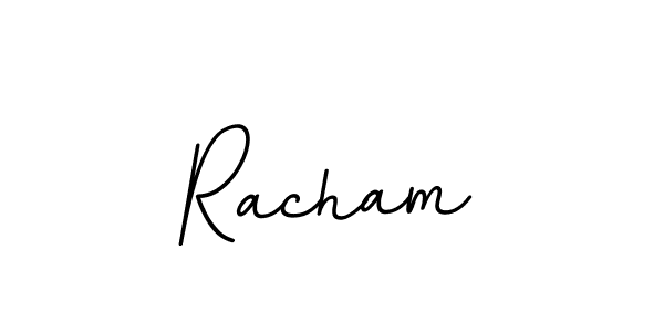 Racham stylish signature style. Best Handwritten Sign (BallpointsItalic-DORy9) for my name. Handwritten Signature Collection Ideas for my name Racham. Racham signature style 11 images and pictures png