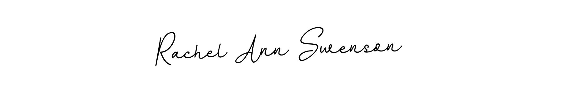 Use a signature maker to create a handwritten signature online. With this signature software, you can design (BallpointsItalic-DORy9) your own signature for name Rachel Ann Swenson. Rachel Ann Swenson signature style 11 images and pictures png