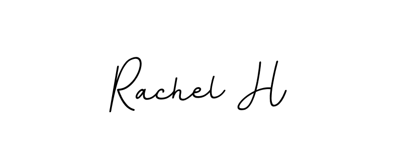 Make a beautiful signature design for name Rachel H. With this signature (BallpointsItalic-DORy9) style, you can create a handwritten signature for free. Rachel H signature style 11 images and pictures png